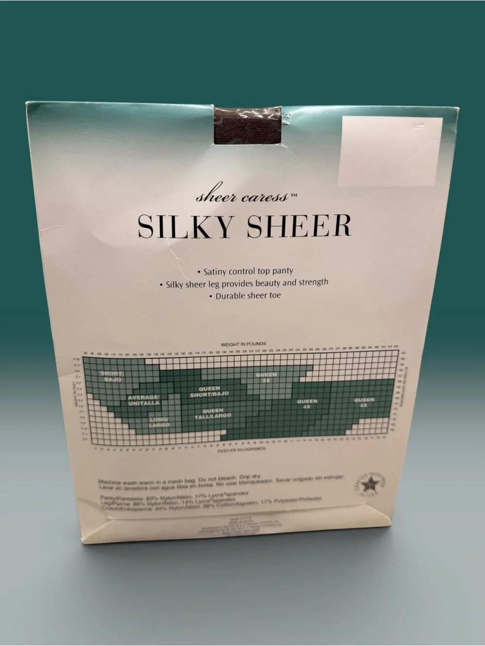 jcpenney sheer caress